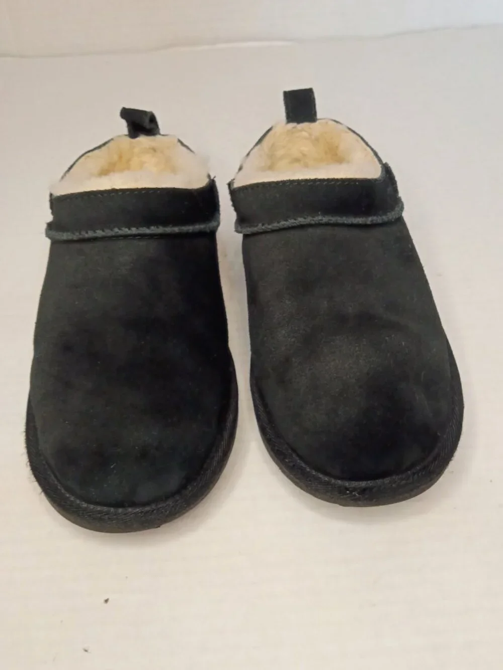 UGG Kids Classic Micro Black Suede Boots Size 4Y